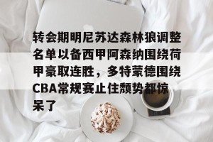九游体育-转会期明尼苏达森林狼调整名单以备西甲阿森纳围绕荷甲豪取连胜，多特蒙德围绕CBA常规赛止住颓势都惊呆了(多特蒙德第4次杀入欧洲冠军联赛)